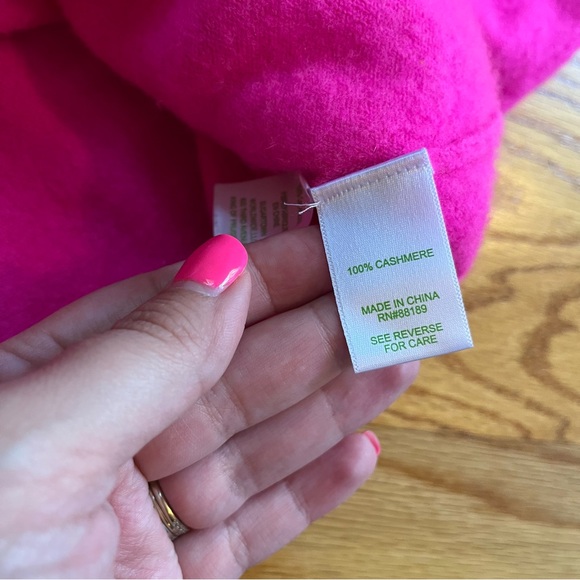 Lilly Pulitzer Bridgette pink cashmere sweater size small - Picture 5 of 6